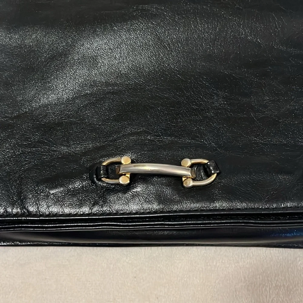 Vintage Retro Black Leather iPad Tablet Laptop Case